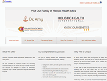Tablet Screenshot of holistichealth.com
